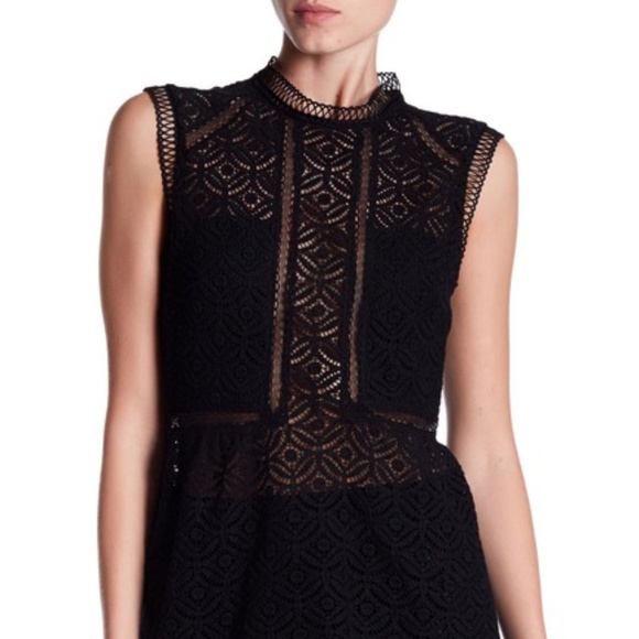 Veronica Beard Tops - Veronica Beard Black Lace Blouse